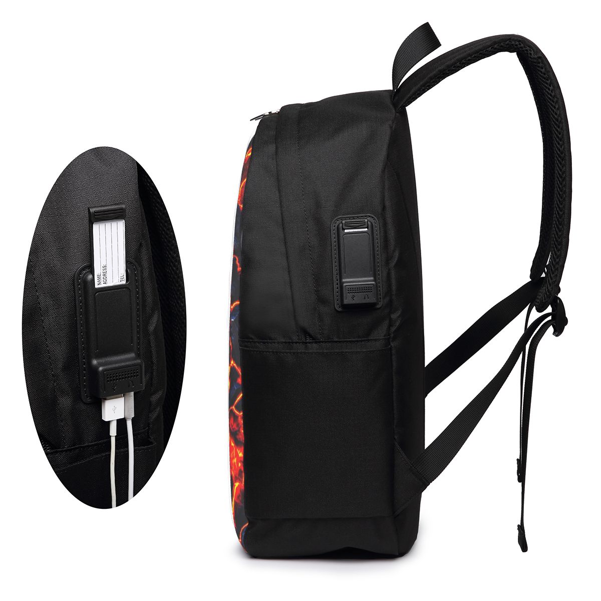Magma Volcano Lava Fire Rugzak - Travel Bags recensie en prijs