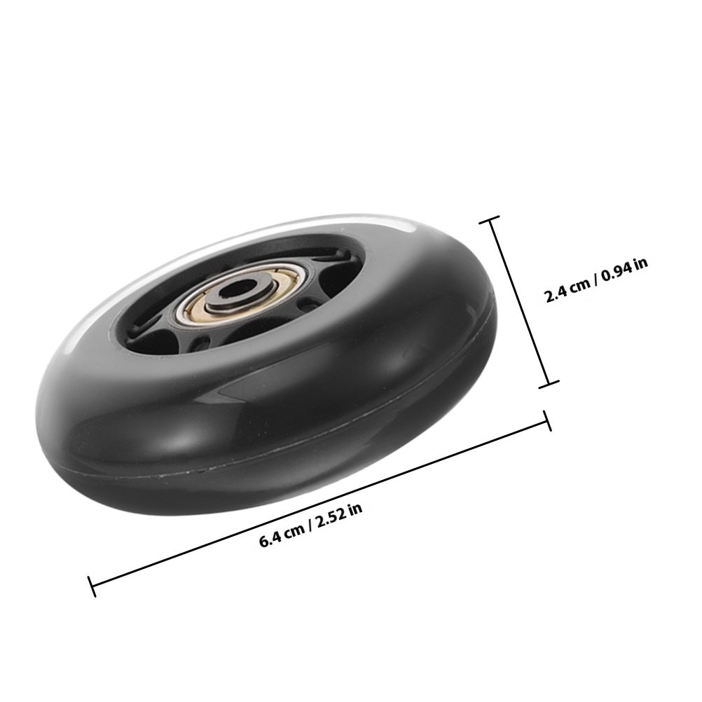 4 stuks transparante vervangen - Silent Replacement Luggage Wheels recensie en prijs