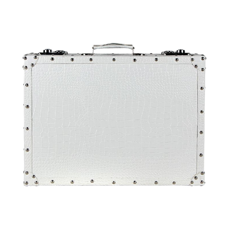 Reiskoffer met krokodillenleer - Retro Vintage Trunk Suitcase recensie en prijs