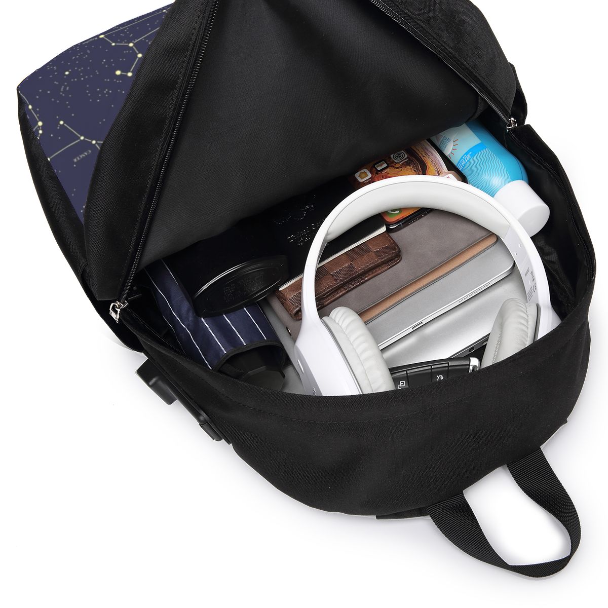Nachthemel Gouden hemelsterren - Travel Bags recensie en prijs