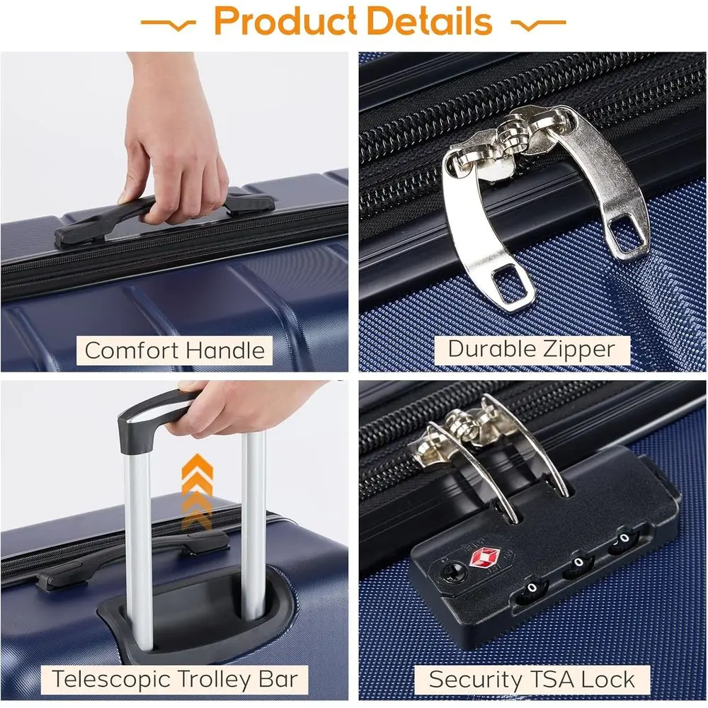 3-delige hardcase uitbreidbare - Expandable Hard Shell Luggage Set recensie en prijs