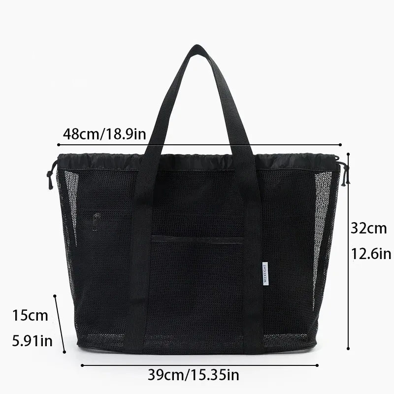 Grote strandtas met afwatering - Cosmetic Bags recensie en prijs