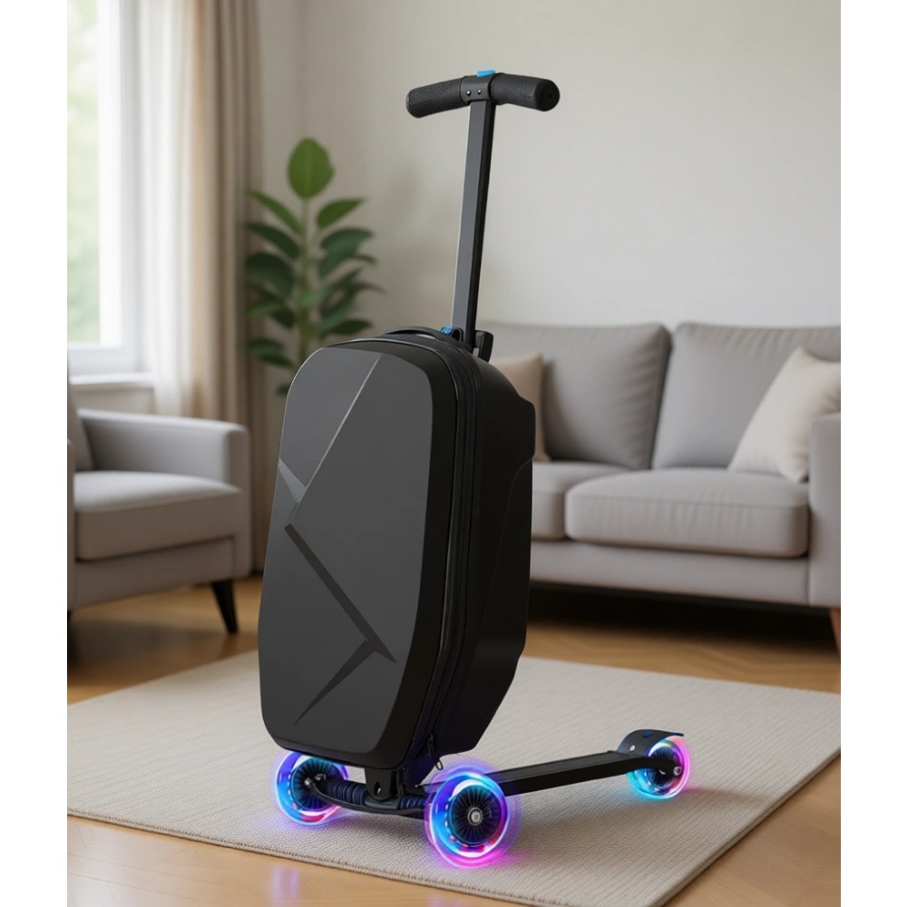 Scooter-koffer voor kinderen:  - Kids Ride On Suitcase Scooter recensie en prijs