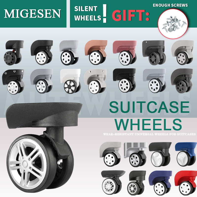 1 Paar Universele Bagagewiel V - Silent Replacement Luggage Wheels recensie en prijs