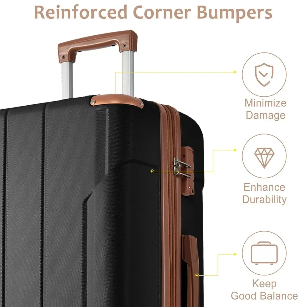 Reisset 3-delig, uitbreidbare  - Expandable Hard Shell Luggage Set recensie en prijs
