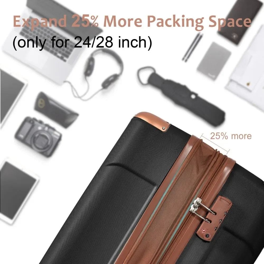 Reisset 3-delig, uitbreidbare  - Expandable Hard Shell Luggage Set recensie en prijs