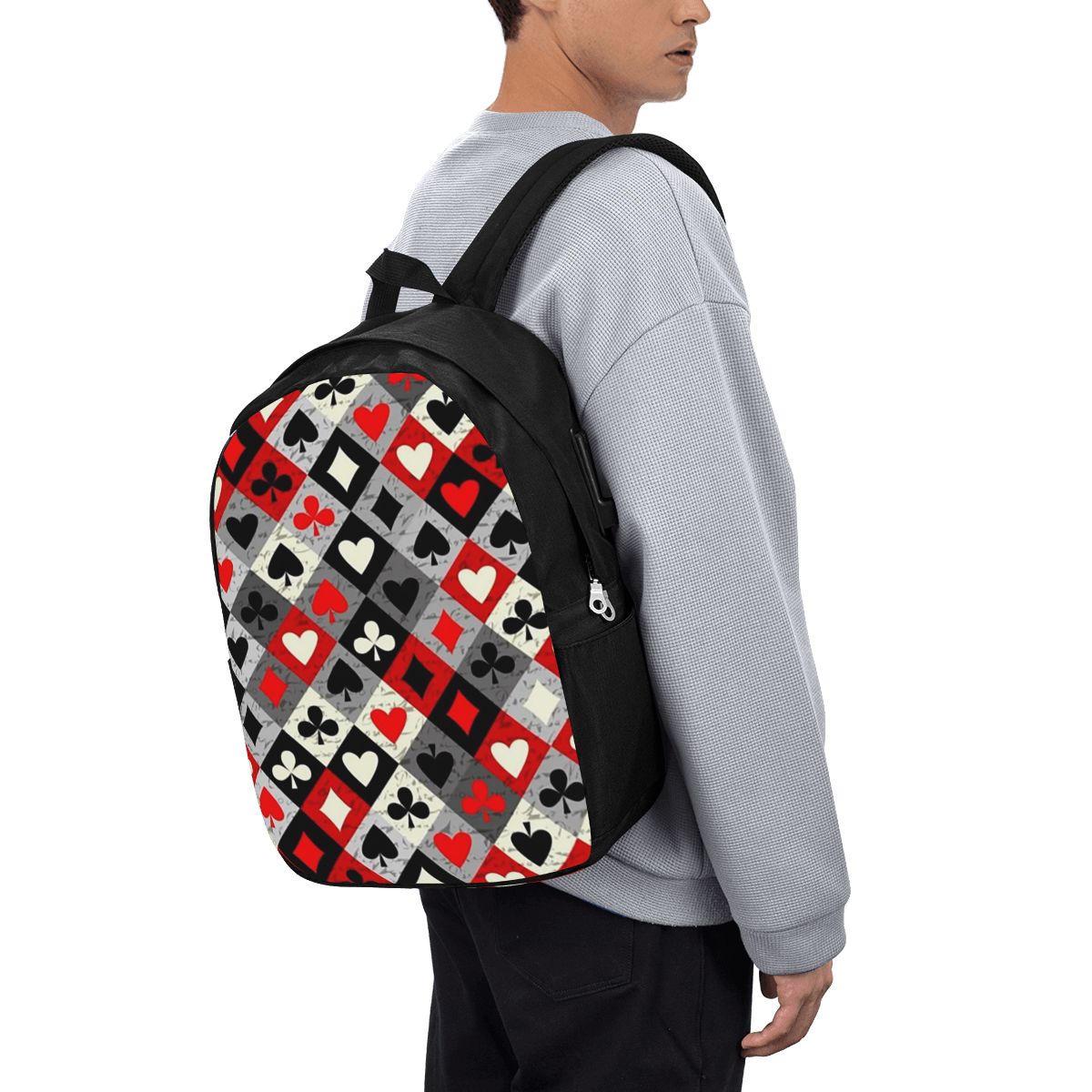 Speelkaarten Poker Print Rugza - Travel Bags recensie en prijs
