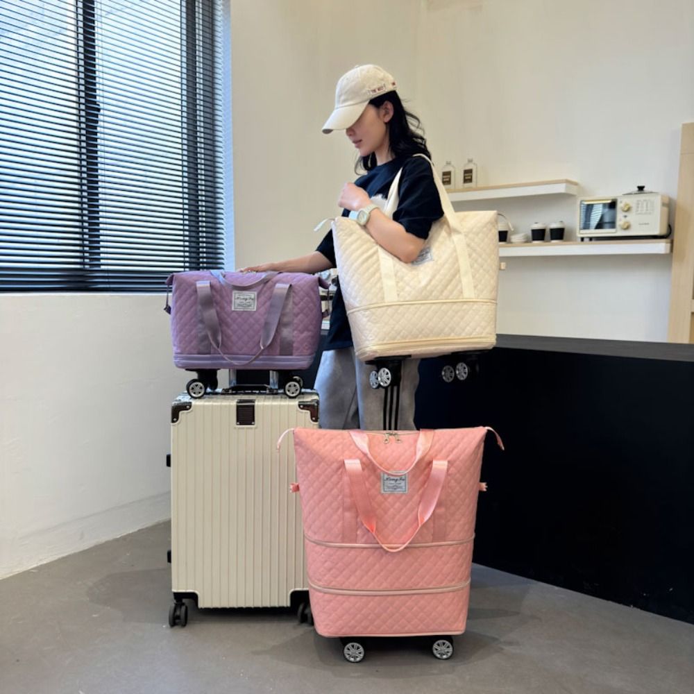 Nieuwe Oxford stoffen plunjeza - Foldable Rolling Luggage Bag recensie en prijs