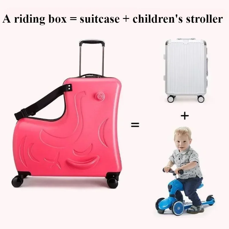 Kinderkoffer met wielen, step  - Kids Ride On Suitcase Scooter recensie en prijs