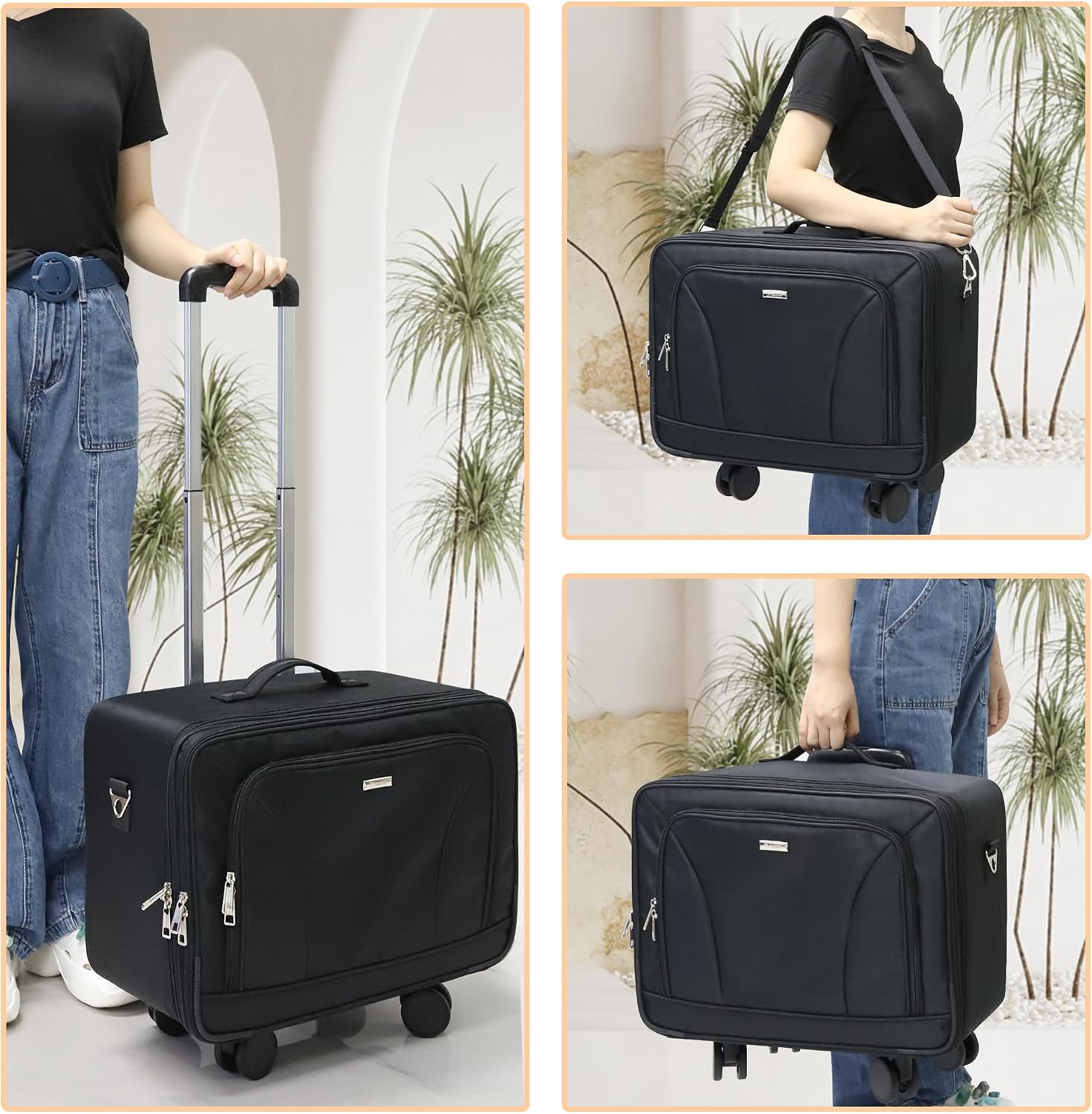 Extra grote rollende make-up k - Travel Bags recensie en prijs