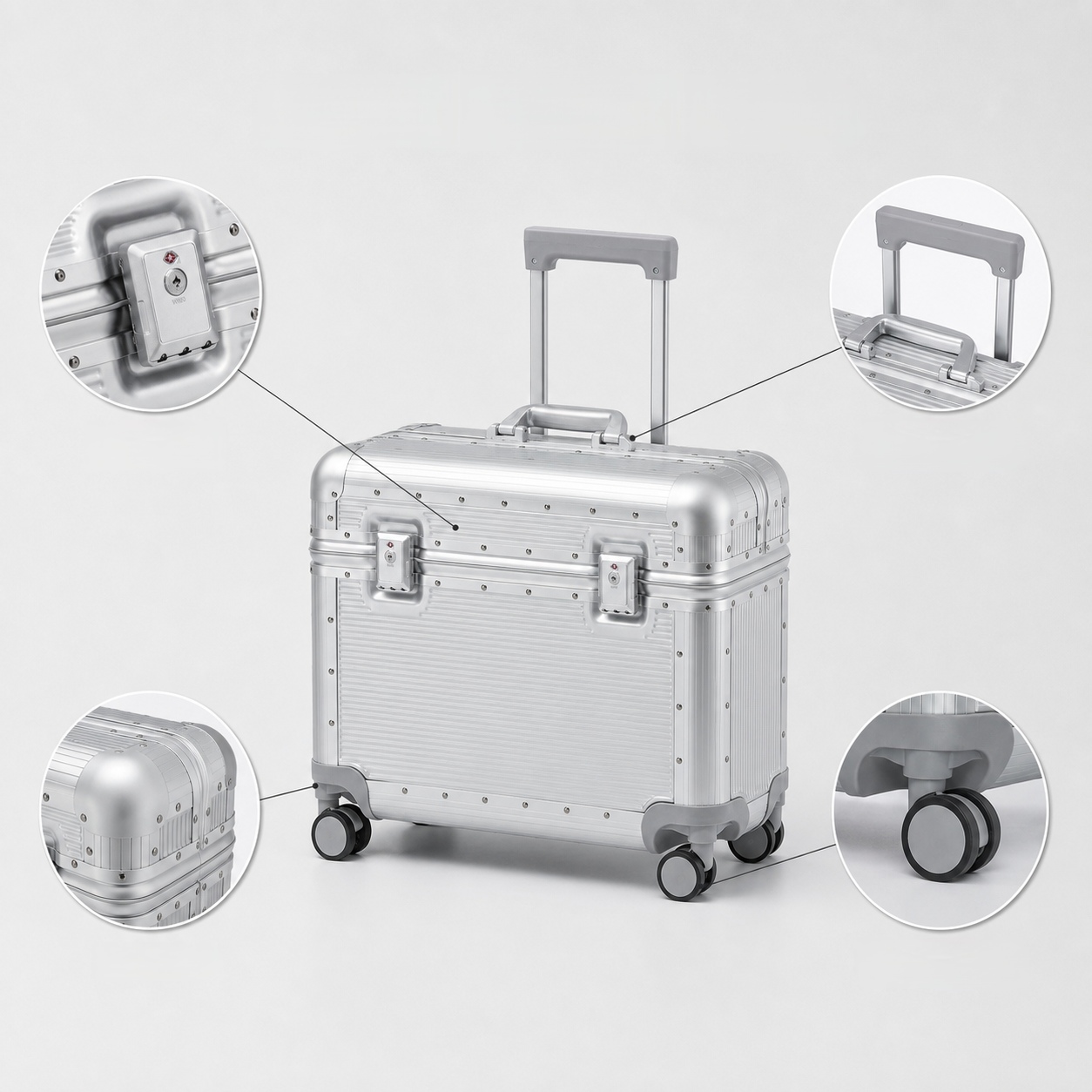Bunnyfly 20-inch PC handbagage - Aluminum Frame Carry On Luggage recensie en prijs