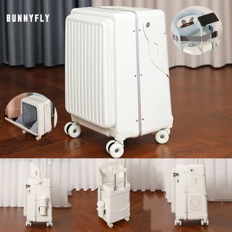 BunnyFly handbagage met brede  - Aluminum Frame Carry On Luggage recensie en prijs