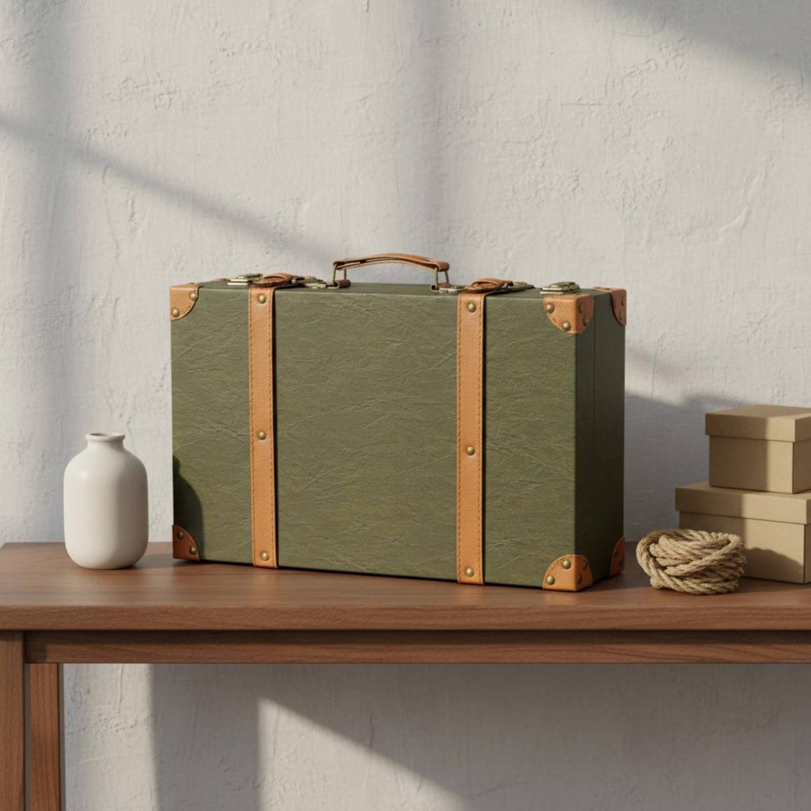 3-delige vintage koffersset fo - Retro Vintage Trunk Suitcase recensie en prijs