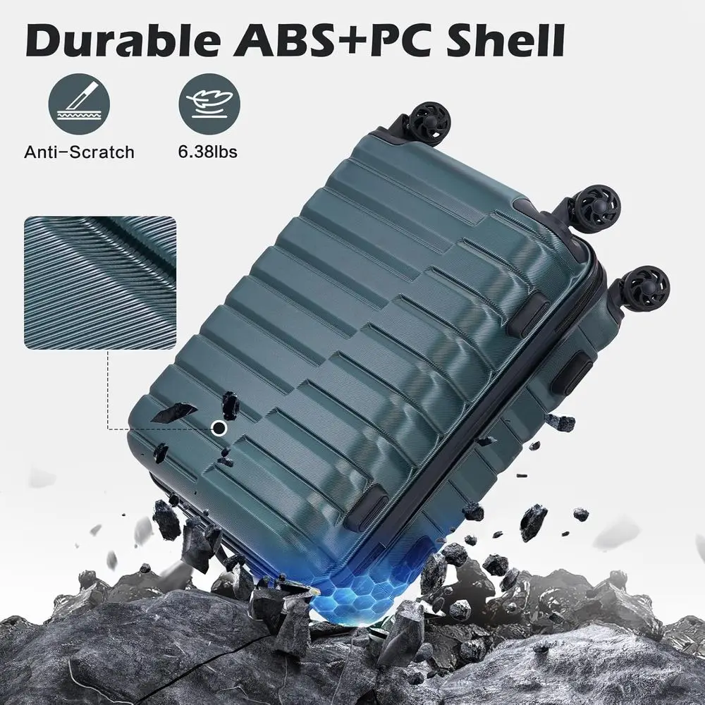 3-delige harde kofferstel, uit - Expandable Hard Shell Luggage Set recensie en prijs