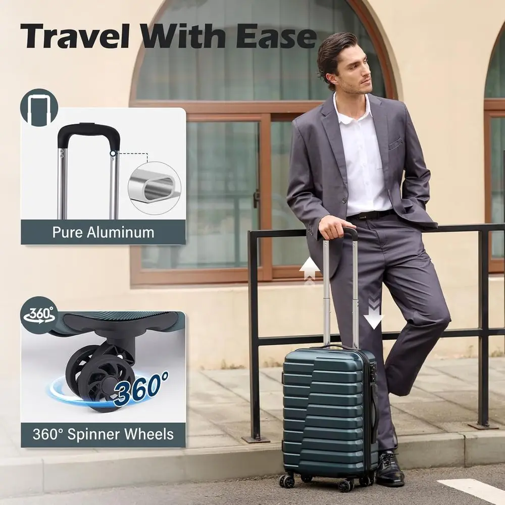 3-delige harde kofferstel, uit - Expandable Hard Shell Luggage Set recensie en prijs