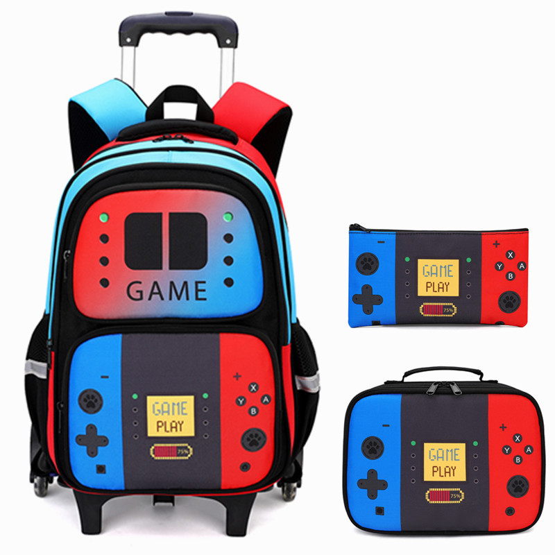 3-delige kinderrolrugzak voor  - Foldable Rolling Luggage Bag recensie en prijs