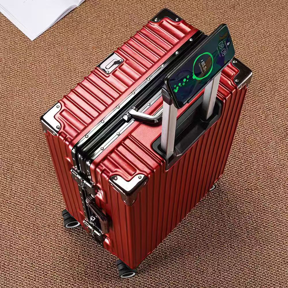 【drop deal】koffer met aluminiu - Aluminum Frame Carry On Luggage recensie en prijs