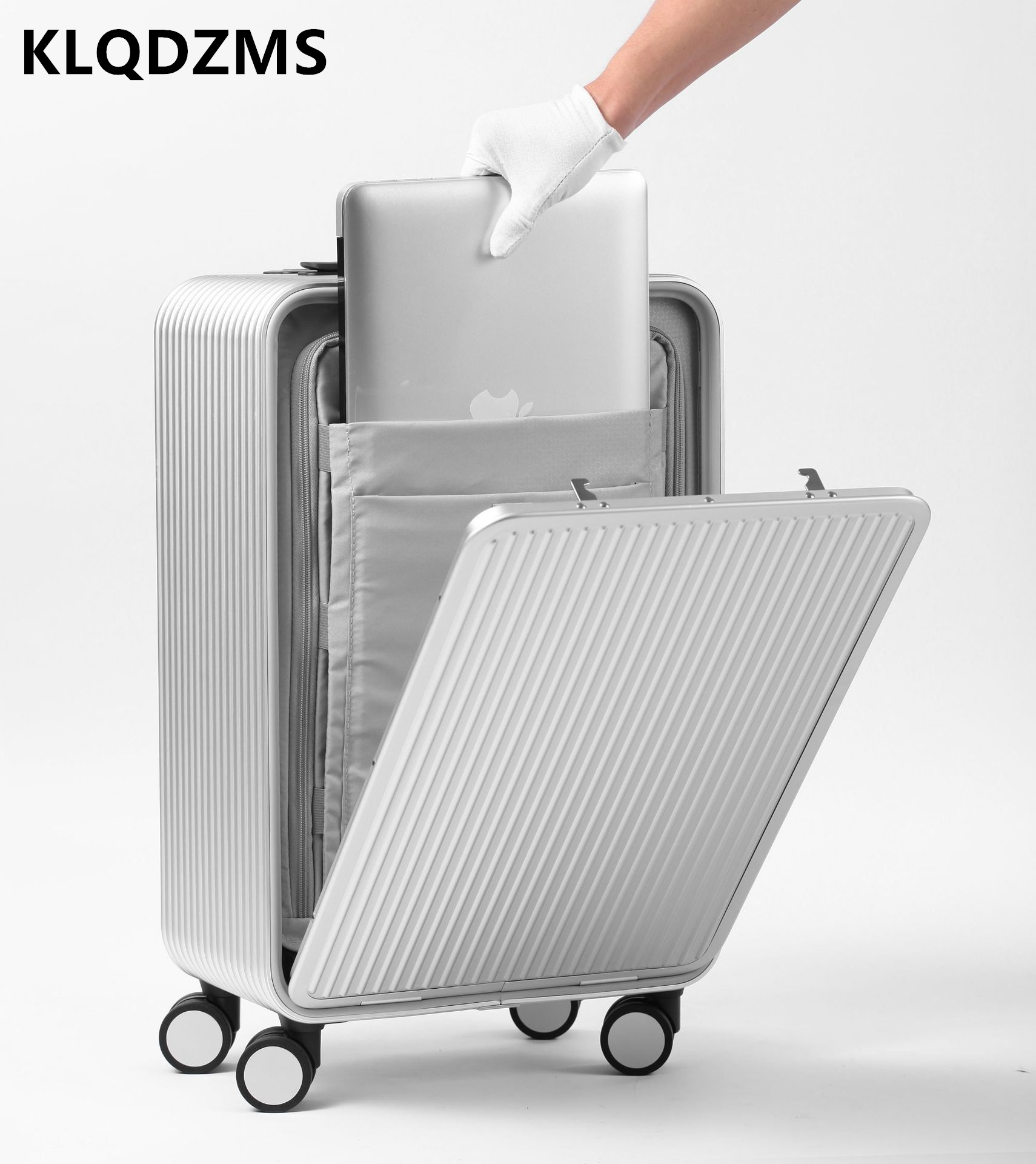 KLQDZMS Bagage Volledig alumin - Front Opening Laptop Luggage 24 Inch recensie en prijs