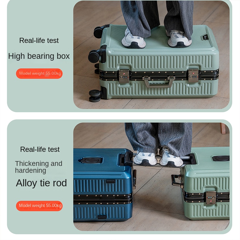 Aluminium frame wachtwoordkoff - Spinner Wheel Rolling Suitcase 20 Inch recensie en prijs