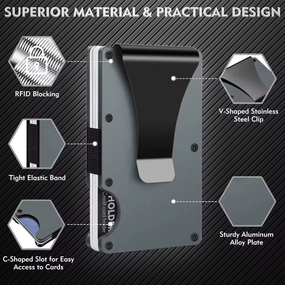 Aluminiumlegering RFID-blokker - Wallets recensie en prijs