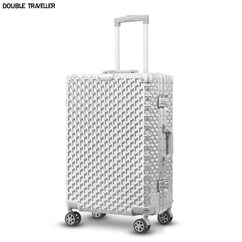 Nieuwe reiskoffer, wachtwoordb - Aluminum Frame Carry On Luggage recensie en prijs