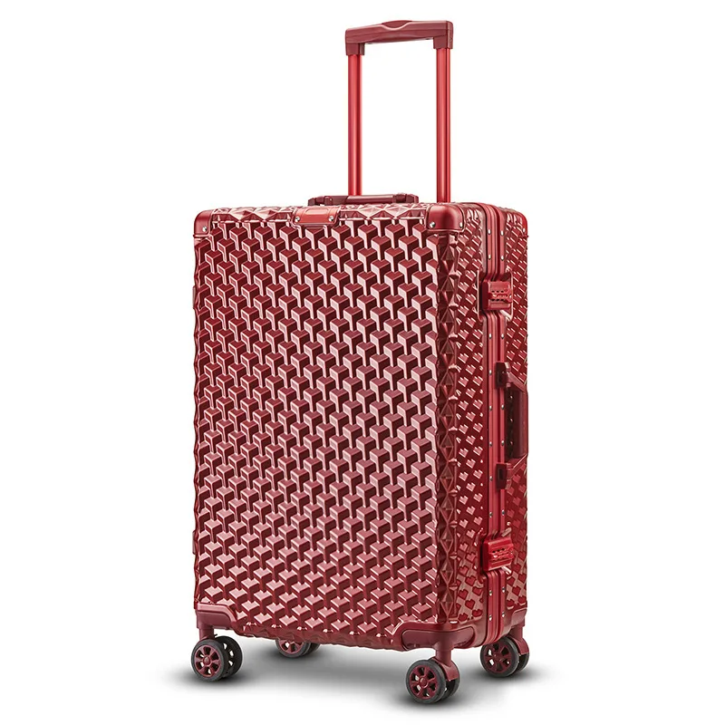 Nieuwe reiskoffer, wachtwoordb - Aluminum Frame Carry On Luggage recensie en prijs