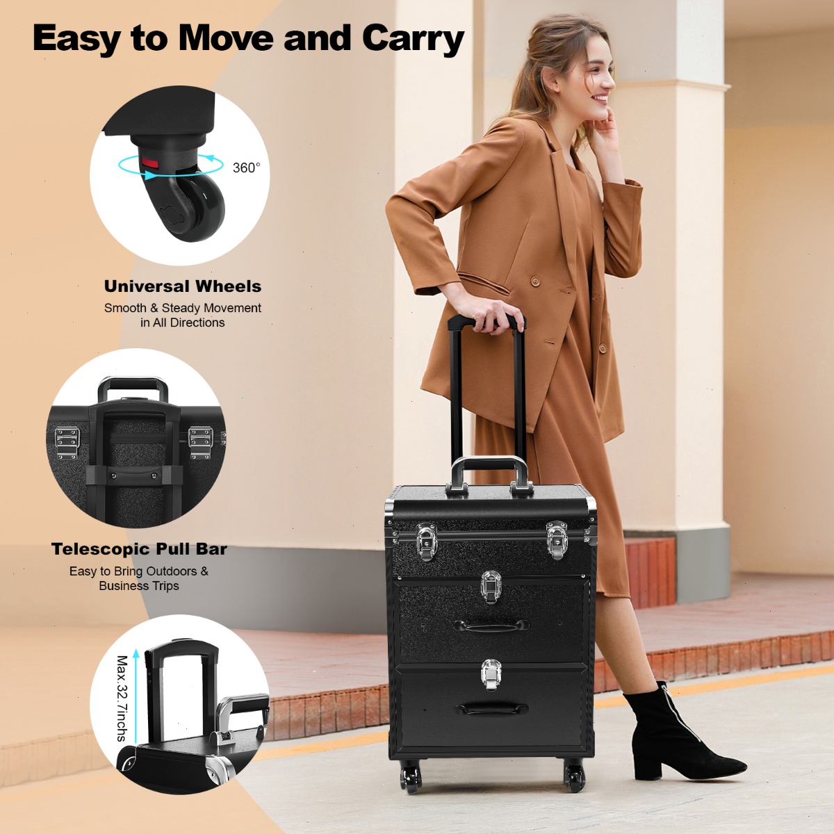 Professionele make-up koffer,  - Backpacks recensie en prijs