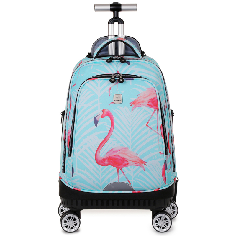 Rollende rugzak met spinnerwie - Foldable Rolling Luggage Bag recensie en prijs
