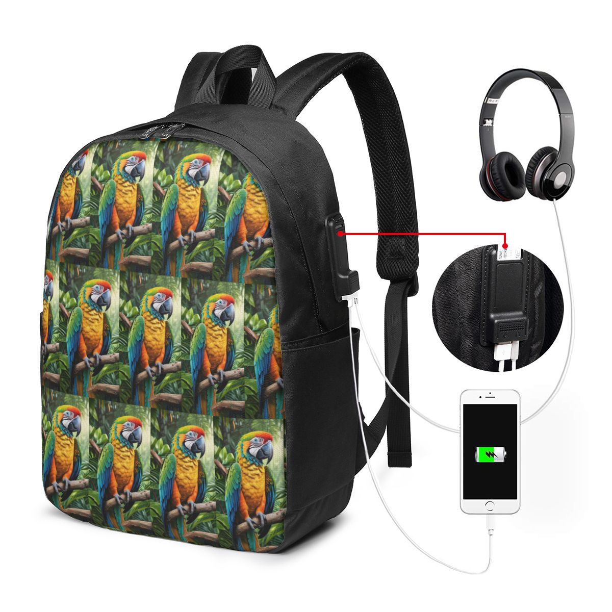 Leuke Macaw Parrots Rugzak Rei - Travel Bags recensie en prijs