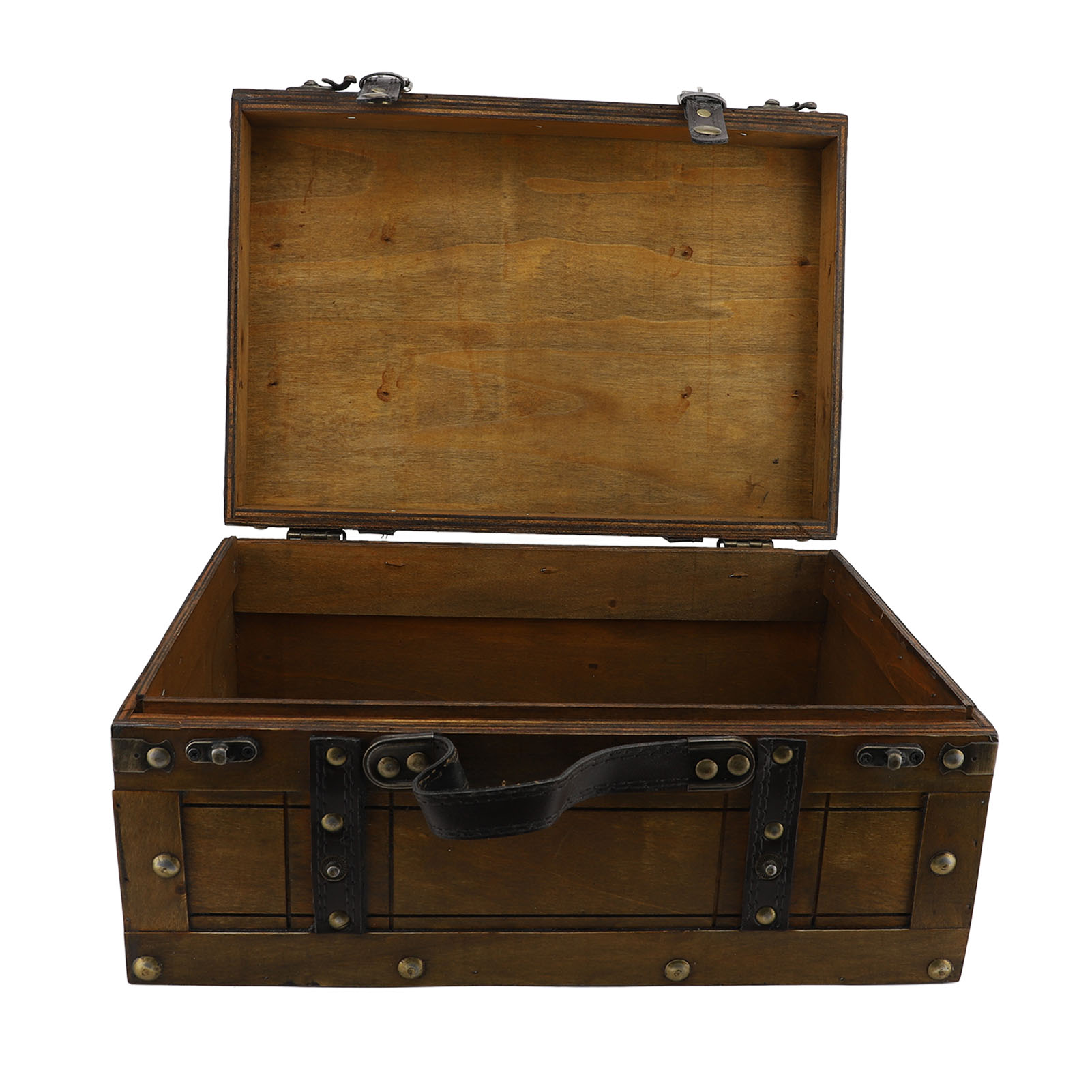 Retro Koffer Synthetisch Hout  - Retro Vintage Trunk Suitcase recensie en prijs