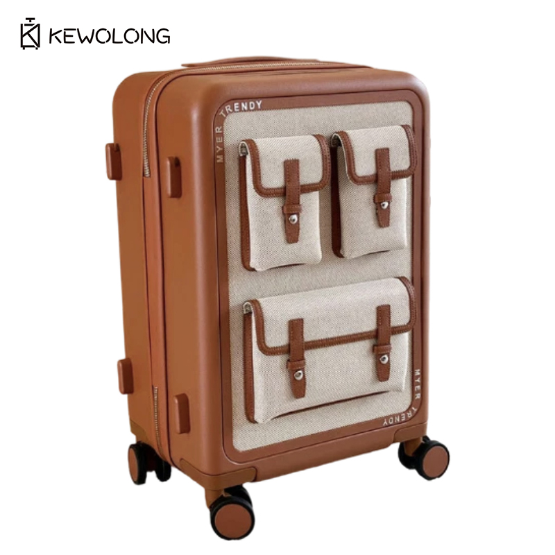 Vintage Canvas Spinner Koffer  - Spinner Wheel Rolling Suitcase 20 Inch recensie en prijs