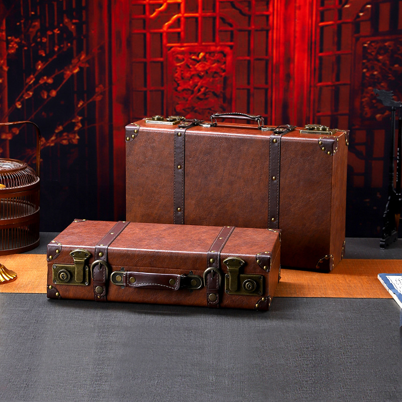 Vintage houten koffer Multifun - Retro Vintage Trunk Suitcase recensie en prijs