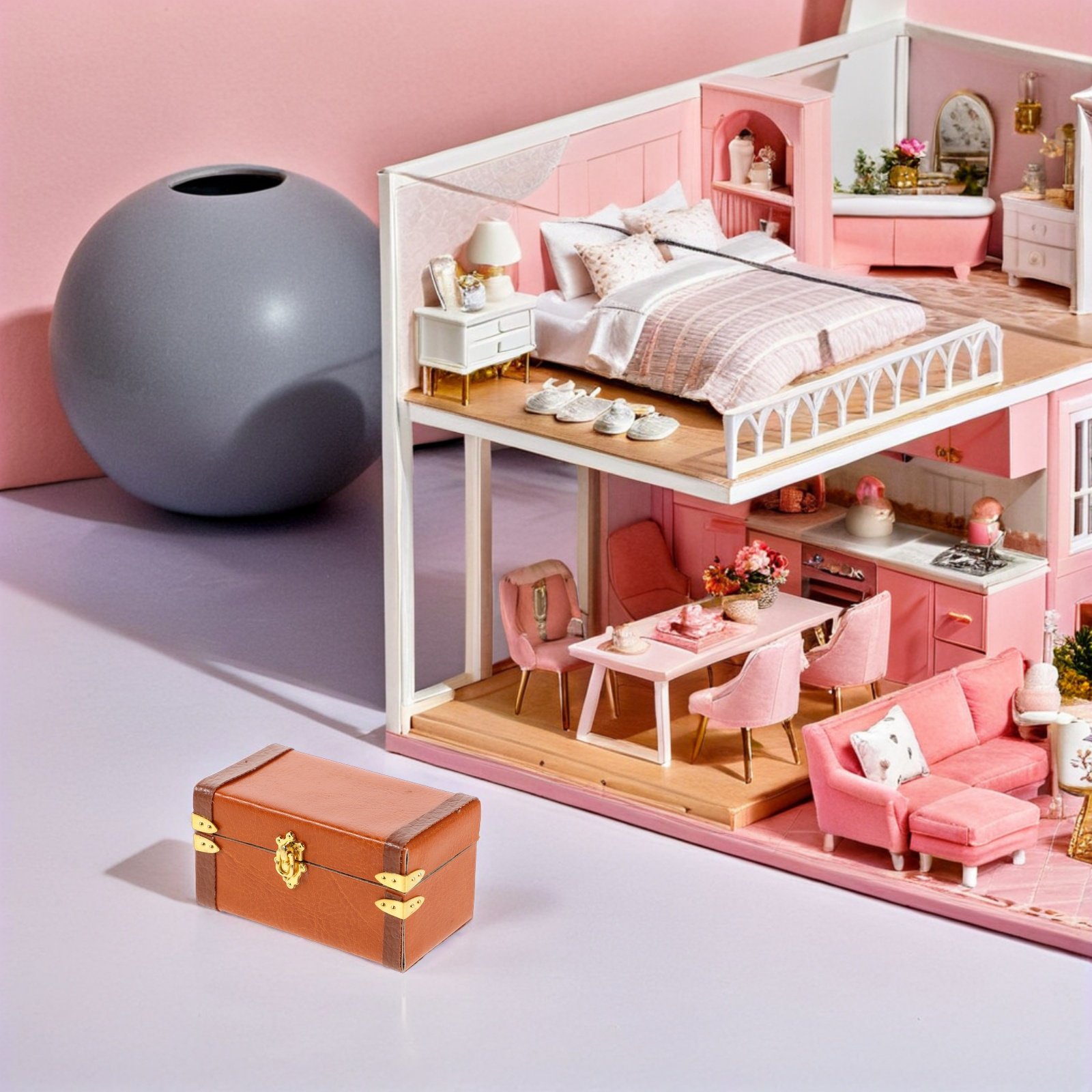 Miniatuur Vintage Koffer Retro - Retro Vintage Trunk Suitcase recensie en prijs
