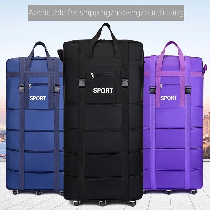 Plus luchtvaartmaatschappij in - Foldable Rolling Luggage Bag recensie en prijs
